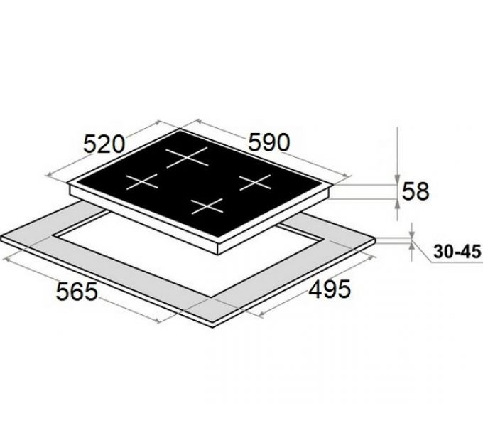 Варочная панель MAUNFELD CVI593SFBK Inverter индукционная