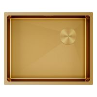 Мойка Paulmark Next-skew 54 uni PM885444-BG, брашированное золото