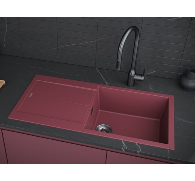 Мойка Paulmark Extensio 86 PM988650-ME, merlot