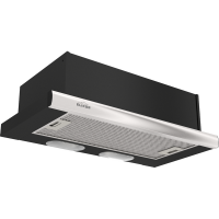 Вытяжка Elikor Интегра 60П-400-В2Л черный/нерж