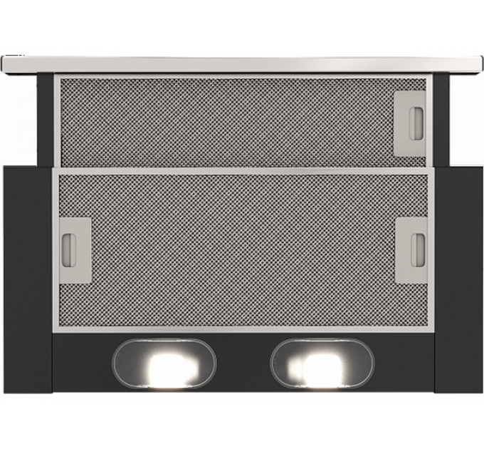 Вытяжка Elikor Интегра 60П-400-В2Л черный/нерж
