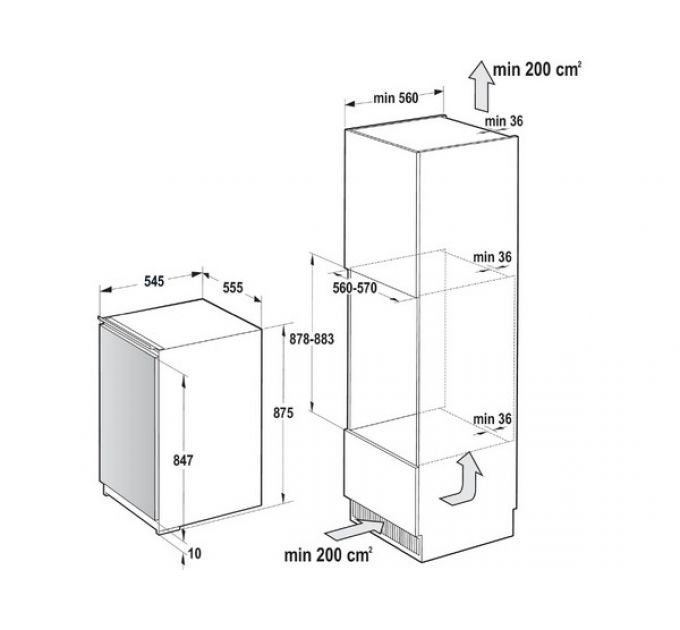 Морозильная камера ASKO FN30931I встраиваемая