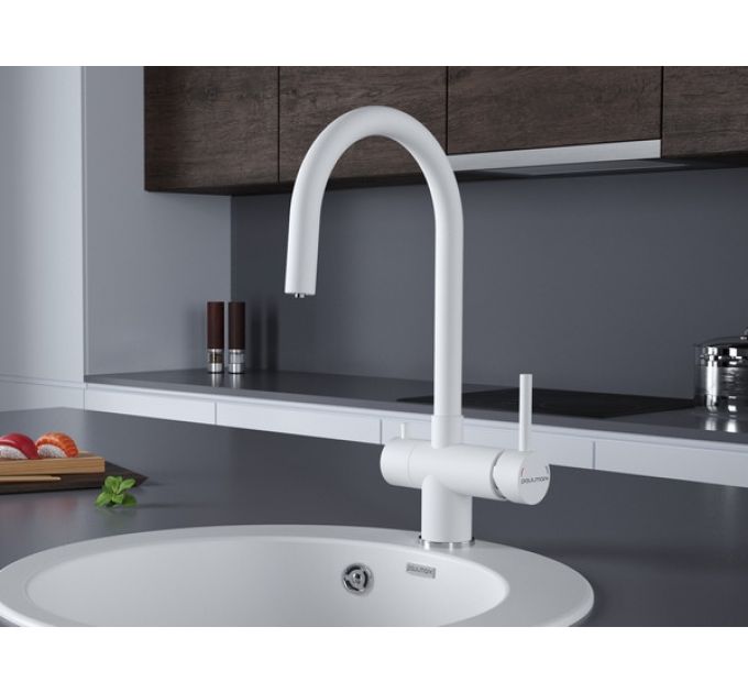 Смеситель Paulmark Heller He213218-WH (431), матовый белый