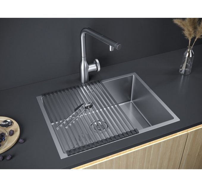 Мойка Paulmark Next 58 uni PM215844-BS, брашированная нерж.сталь