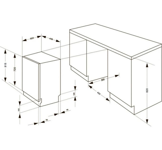 Посудомоечная машина MEFERI MDW4573 ULTRA