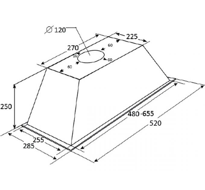 Вытяжка Kuppersberg INLINEA 60 X