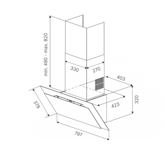 Вытяжка Kuppersbusch DW 8550.0 KSM