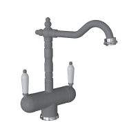 Смеситель Florentina Ария серый шёлк