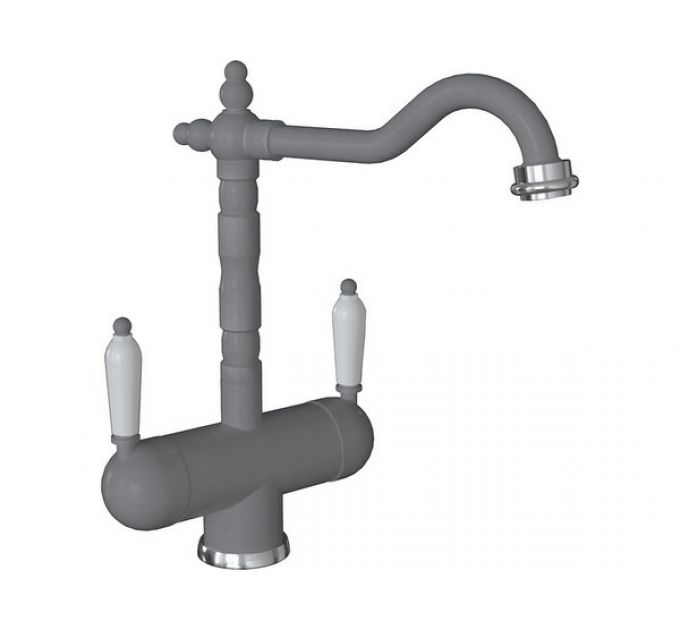 Смеситель Florentina Ария серый шёлк