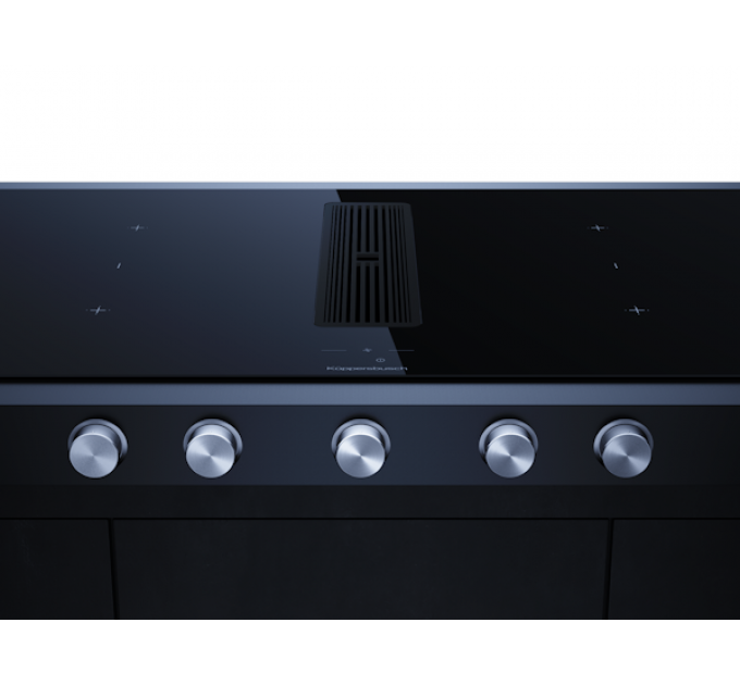 Варочная панель Kuppersbusch KMI 9850.1 SR-E Black Velvet индукционная с вытяжкой