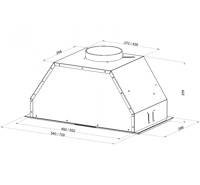 Вытяжка Kuppersberg INTRO 60 X