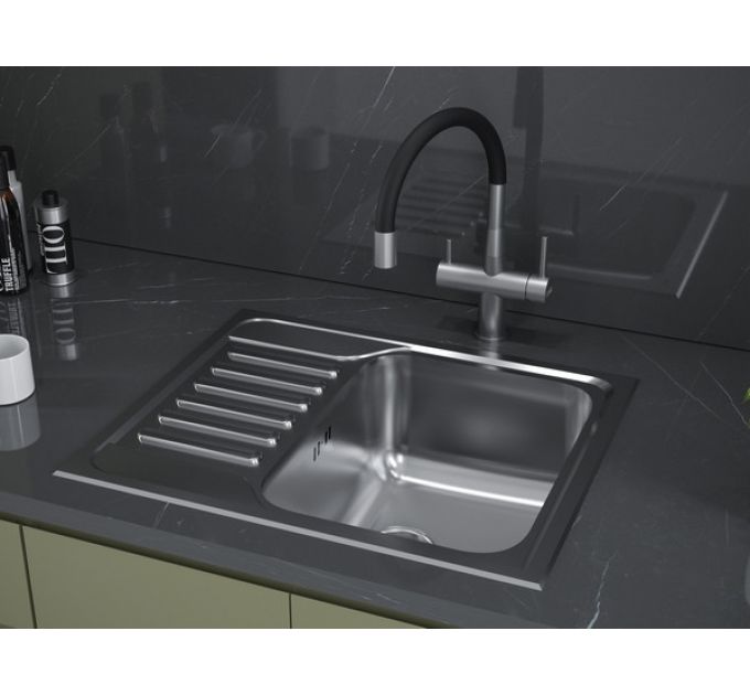 Мойка Kuchenstern BASIS 45 нержавеющая сталь