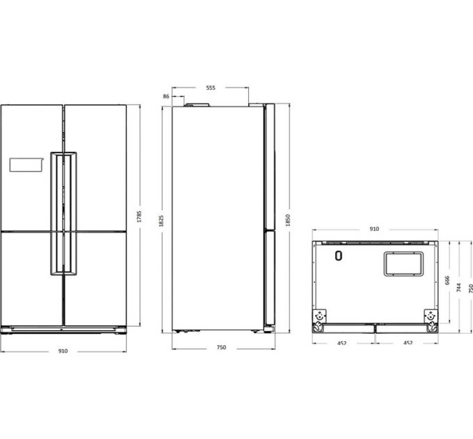 Холодильник Jacky's JR FI526V с вакууматором