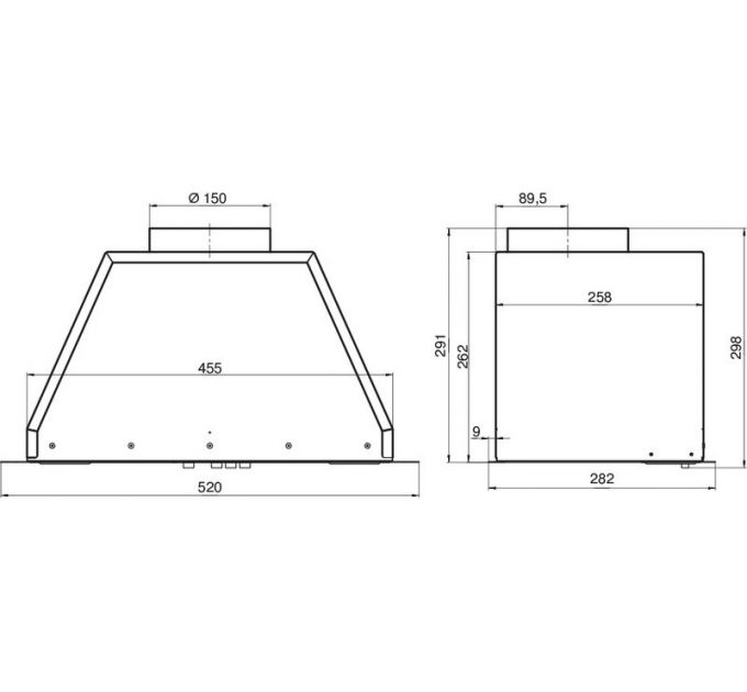 Вытяжка Elikor BF5634Q0 хром