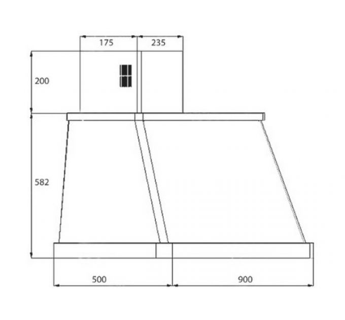 Вытяжка Kuppersberg T 969 ANT Bronze