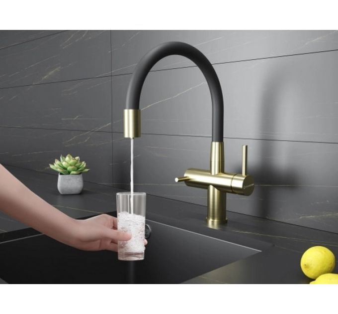 Смеситель Kuchenstern WURM-FE золото