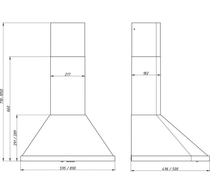 Вытяжка Elikor Сигма 60П-650-К3Д антрацит/бронза