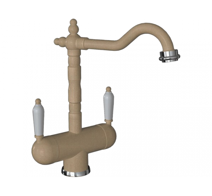 Смеситель Florentina Ария бежевый