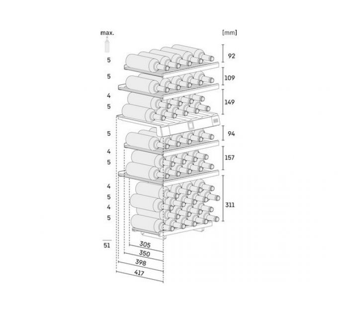 Винный шкаф Liebherr EWTgb 2383-26 001 Vinidor встраиваемый
