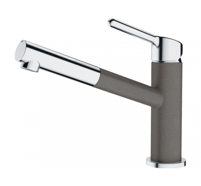 Смеситель Franke Orbit с выдвижным шлангом, хром/серый (115.0623.141)