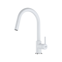 Смеситель Franke Lina с выдвижным шлангом, белый (115.0626.081)
