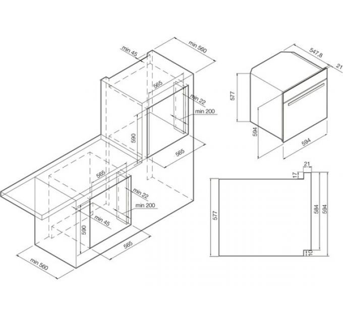 Духовой шкаф GRAUDE BMP 60.3 GE