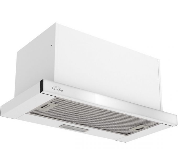 Вытяжка Elikor Slide Glass 60П-1000 белый/белый