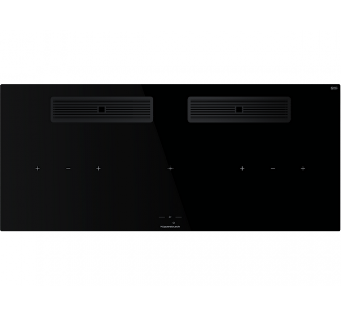 Варочная панель Kuppersbusch KMI 12850.0 SR-E Black Velvet индукционная с вытяжкой
