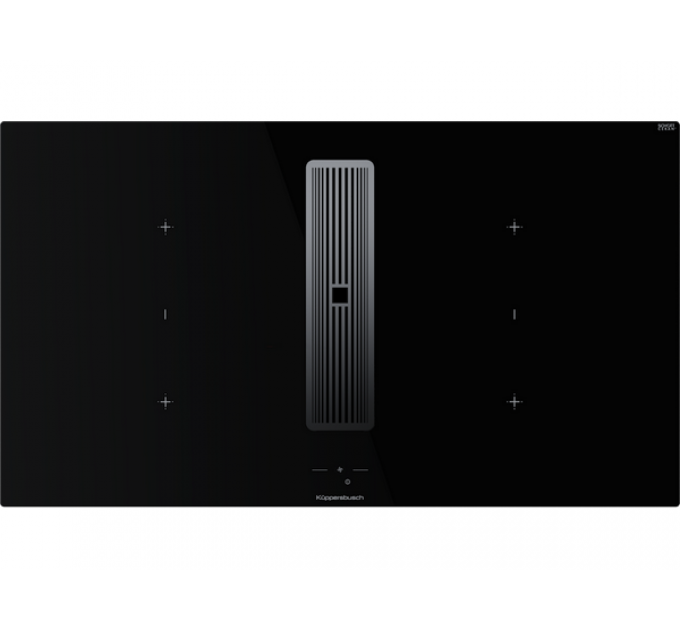 Варочная панель Kuppersbusch KMI 9850.1 SR-E Stainless steel индукционная с вытяжкой