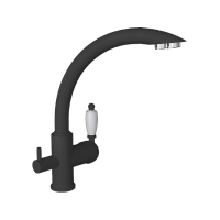 Смеситель Florentina Шале антрацит