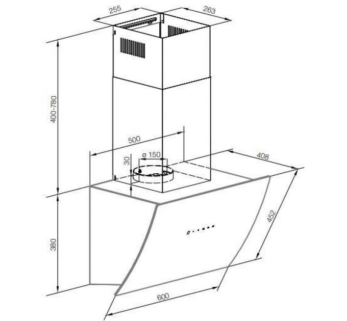 Вытяжка GRAUDE DH 60.1 GE