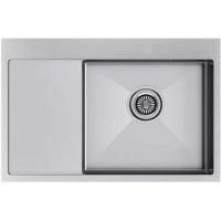 Мойка Paulmark Kroner 78F PM217851-BSR, брашированная нерж. сталь