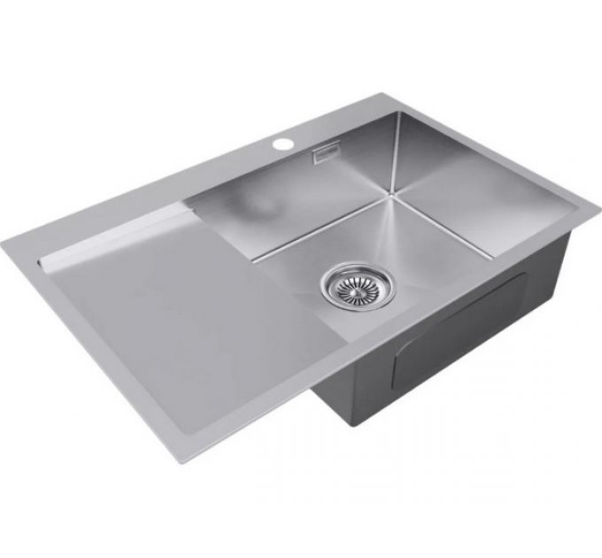 Мойка Paulmark Kroner 78F PM217851-BSR, брашированная нерж. сталь