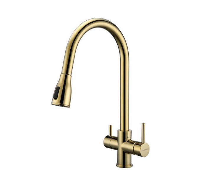 Смеситель Paulmark Lange La214212-G, золото