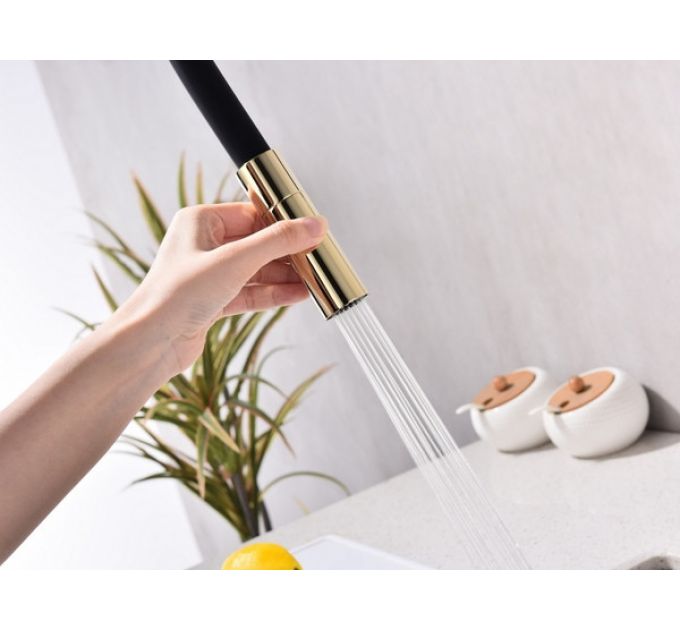 Смеситель Paulmark Tornado To213402-G, золото