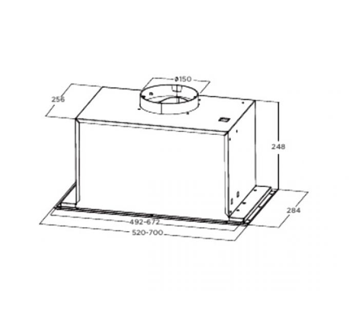 Вытяжка Midea MH60I770B