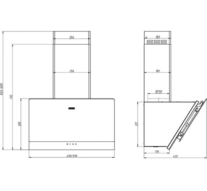 Вытяжка Franke TEMPER 60 WH (330.0712.115)