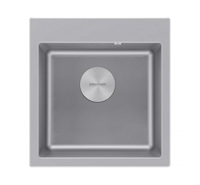 Мойка Paulmark Kante 50 PM105152-GRM, серый металлик