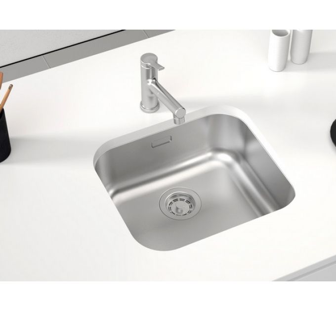 Мойка Paulmark Vello 48 uni VE48-BS, брашированная нерж. сталь