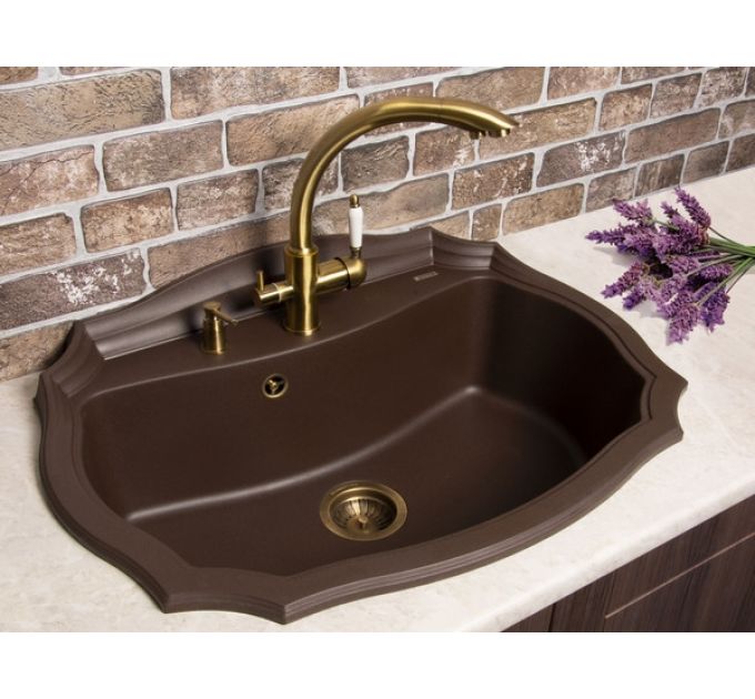 Смеситель Florentina Шале бронза