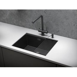 Мойка Granula KS-6045U, черный матовый