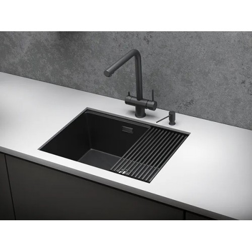 Мойка Granula KS-6045U, черный матовый