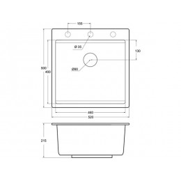 Мойка Emar EMQ-1520.Q Морион
