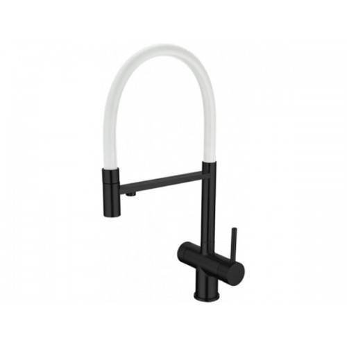Смеситель Emar ЕС - 7024WHT Black