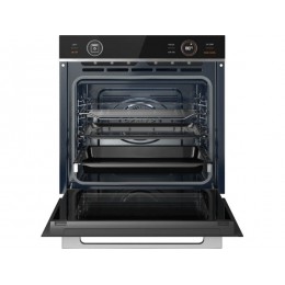 Духовой шкаф Kuppersberg HT 612 BX, 60 см, черный/нерж. сталь, 72 л, 12 режимов, A+ (SKU: 35310)