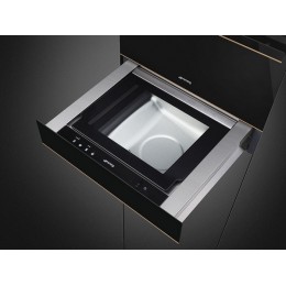 Вакууматор SMEG CPV615NR 24019, черное стекло, медный профиль, Touch Control, 3 вакуумирования.