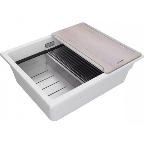Мойка Paulmark Lumi-multi sink 55 uni LU-MULTI 55-WH, белый