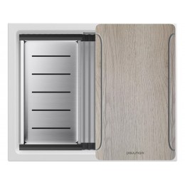 Мойка Paulmark Lumi-multi sink 55 uni LU-MULTI 55-WH, белый