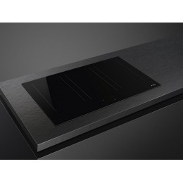 Варочная панель SMEG SIM3864D 80 см, индукционная, черная, 6 зон, стеклокерамика, EVO Slider, SKU 28122