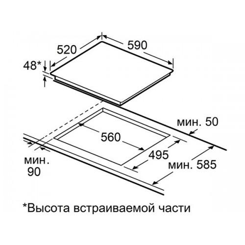 Варочная панель MAUNFELD CVCE594BK электрическая - Эффективность и стиль для вашей кухни
